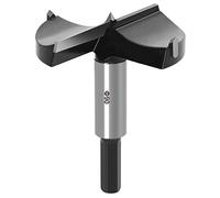 ASNOMY 1Pc Punta Forstner in acciaio al tungsteno, 90 mm Forstner Drill Bit per legno duro, Forstner punte per trapano per Lavorazione del Legno, Mobili, Foro della Cerniera Della Porta