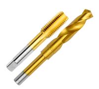 ASNOMY Set di maschi filettatori M20 x 2,5 e trapano da 17,5mm, HSSG, set di maschi filettatori, filettatura, set di filettatura