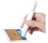 ASnwpaK Analizzatore del Cuoio Capelluto HD 800X, Telecamera Portatile Compatta Senza Fili per Il Cuoio Capelluto (con 6 LED), Ricaricabile, Connettività WiFi per Telefoni Cellulari + Tablet