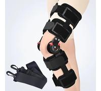 ASnwpaK Ginocchiera, Supporto per Ginocchio Regolabile con Cerniera, Mandrino Regolabile da 10 A 120°, Unisex | Universale per Gamba Sinistra E Destra, Recupero dei Legamenti