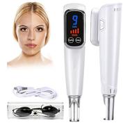 ASnwpaK Penna A Picosecondi con Display LCD, 9 Livelli di Frequenza + 4 Livelli di Intensità, per La Rimozione di Tatuaggi, Cicatrici, nei, Lentiggini, Macchie Scure,Blue
