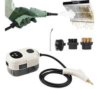 ASnwpaK Pulitore A Vapore Ad Alta Temperatura - 105°C/3bar, 2500w, Vaporizzatore Portatile Portatile, con Serbatoio dell'Acqua da 1100 ml + Regolazione del Vapore A 6 velocità, per Cucina, Divano,C