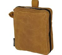 Asobito AB-051 - Custodia per primo soccorso, impermeabile, 100% materiale naturale, durevole, piccoli oggetti, borsa per gadget, pronto soccorso, all'aperto, campeggio, Tawny.