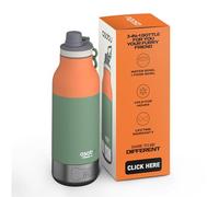 ASOBU Borraccia Buddy Pastel Verde 1l perfetta per chi ama condividere ogni avventura con il proprio amico a quattro zampe.