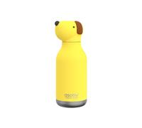 Asobu Bestie Dog - Borraccia termica in acciaio inox con cannuccia, 460 ml