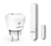 ASOFTY Interruttore a contatto per finestra con presa radio e interruttore a contatto magnetico compatto, modalità regolabile, per cappa, focolare aperto, camini