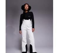 ASOS 4505 Petite - Ski - Pantaloni da sci a zampa soft shell idrorepellenti bianchi-Bianco 46