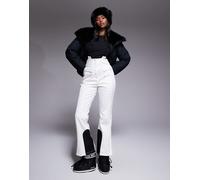 ASOS 4505 - Ski - Pantaloni da sci a zampa bianchi morbidi e impermeabili-Bianco 46