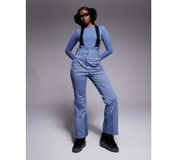 ASOS 4505 Ski - Pantaloni da sci a zampa in softshell impermeabili blu gesso 40