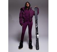 ASOS 4505 Ski - Pantaloni soft shell da sci skinny color prugna idrorepellenti-Viola 42