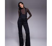 ASOS 4505 Tall - Ski - Pantaloni da sci in soft shell a zampa neri morbidi e impermeabili-Nero 40