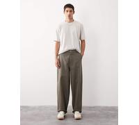 ASOS COLLECTIVE AC-B-254 - Pantaloni bombati affusolati kaki-Verde 50 Long