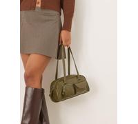 ASOS DESIGN - Borsa bowling multitasche color oliva-Verde No Size