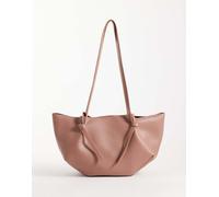 ASOS DESIGN - Borsa shopping mini rosa crepuscolare con interno con tasca No Size