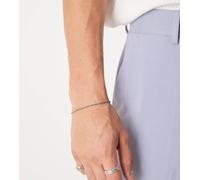 ASOS DESIGN - Braccialetto con catena a corda in argento sterling No Size