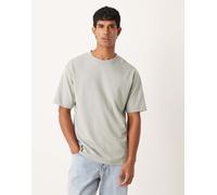 ASOS DESIGN - breatheMAX™ - T-shirt comoda in misto cotone pesante color salvia-Verde XS
