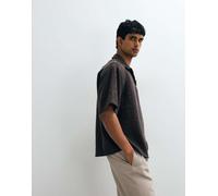 ASOS DESIGN - Camicia fluida oversize marrone XS