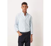 ASOS DESIGN - Camicia Oxford vestibilità classica azzurra-Blu XS