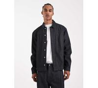 ASOS DESIGN - Circular Design Collection - Giacca harrington in denim pesante blu indaco in coordinato XL