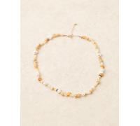 ASOS DESIGN - Collana multicolore con perline effetto scheggiato No Size