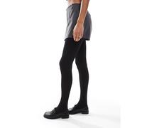 ASOS DESIGN - Confezione da 2 paia di collant neri 120 denari-Nero XS-S