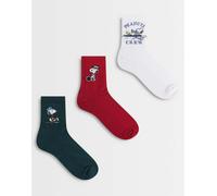 ASOS DESIGN confezione da 3 paia di calze Snoopy and friends multicolore 43-48