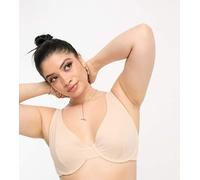 ASOS DESIGN Curve - Marina - Reggiseno effetto levigante beige con ferretto-Neutro 44F