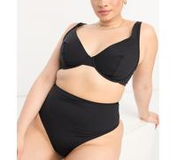 ASOS DESIGN Curve - Marina - Reggiseno effetto levigante nero con ferretto 40DD