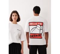 ASOS DESIGN - Disney Pixar - T-shirt oversize unisex bianca con stampa di Big Hero 6-Bianco S