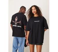 ASOS DESIGN - Disney Pixar - T-shirt unisex oversize nera con stampa di Sid di Toy Story-Nero XS