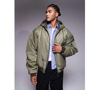 ASOS DESIGN - Giacca bomber oversize verde M