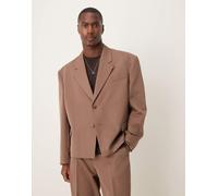 ASOS DESIGN - Giacca da abito oversize marrone 56 Regular