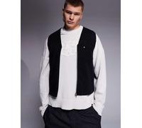 ASOS DESIGN - Gilet multitasche nero L