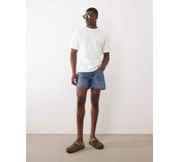 ASOS DESIGN - Jorts in denim taglio lungo blu medio sfumato 56
