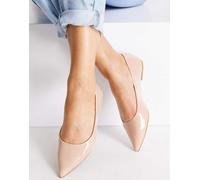 ASOS DESIGN - Lucky - Ballerine a punta beige-Neutro 42