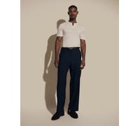 ASOS DESIGN - Maglia serafino attillata a maniche corte écru-Bianco XL