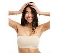 ASOS DESIGN - Marina - Reggiseno a fascia imbottito multiposizione effetto levigante beige-Neutro 48