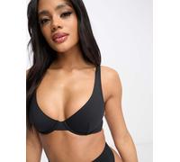 ASOS DESIGN - Marina - Reggiseno effetto levigante nero con ferretto 30C