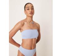 ASOS DESIGN - Maya - Top bikini a fascia mix and match blu 36
