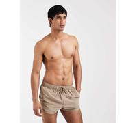 ASOS DESIGN - Pantaloncini da bagno cortissimi beige-Neutro L