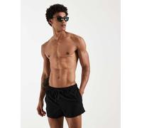 ASOS DESIGN - Pantaloncini da bagno taglio super corto neri-Nero L