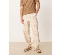 ASOS DESIGN - Pantaloni cargo larghi mimetici-Multicolore 50