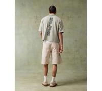 ASOS DESIGN - Polo squadrata a maniche corte verde con ricamo XL