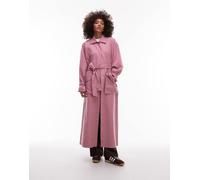 ASOS DESIGN - Spolverino rosa polvere multitasche con cintura XS