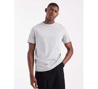 ASOS DESIGN - T-shirt girocollo pesante grigio chiaro M