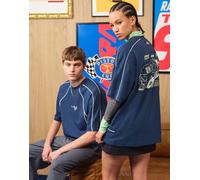 ASOS DESIGN - T-Shirt oversize blu medio con stampa Disney Pixar di Cars 2XL