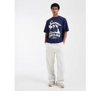 ASOS DESIGN - T-shirt oversize blu navy con stampa Sweet Caroline di Neil Diamond L