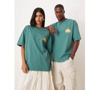 ASOS DESIGN - T-shirt oversize unisex verde con stampa Disney Pixar di Woody di Toy Story S