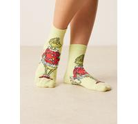 ASOS DESIGN - The Grinch - Calzini natalizi verdi-Rosso One Size