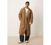 ASOS DESIGN - Trench color cammello con cintura-Neutro XS